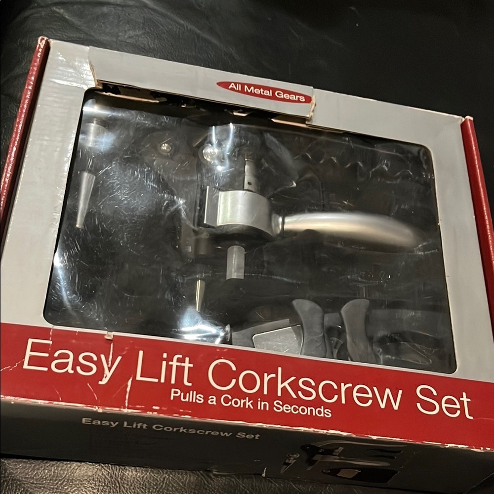 Easy Lift Corkscrew Set vintage 💙